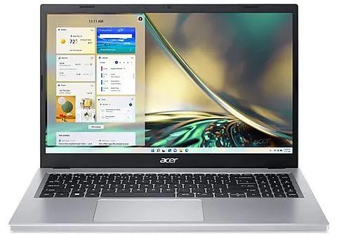 Portátil - ASPIRE 3 15 ACER, 15,6 ", Full-HD, Intel Core i3-N305 processor, 8 GB, 256 GB, Intel UHD Graphics 770, Windows 11 Home Plata