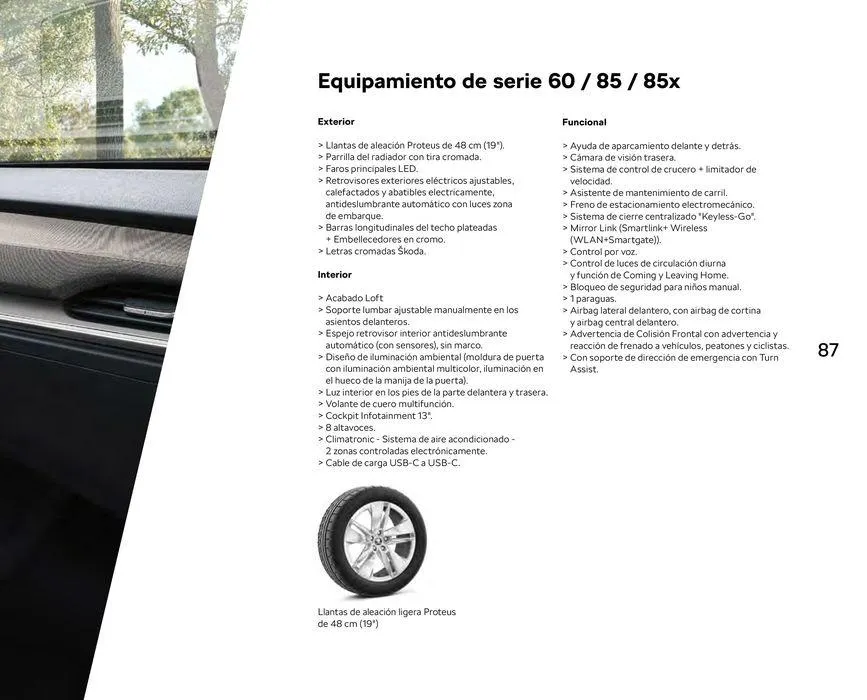 Catálogo de ŠKODA Enyaq Coupé 23 de enero al 31 de mayo 2024 - Página 87