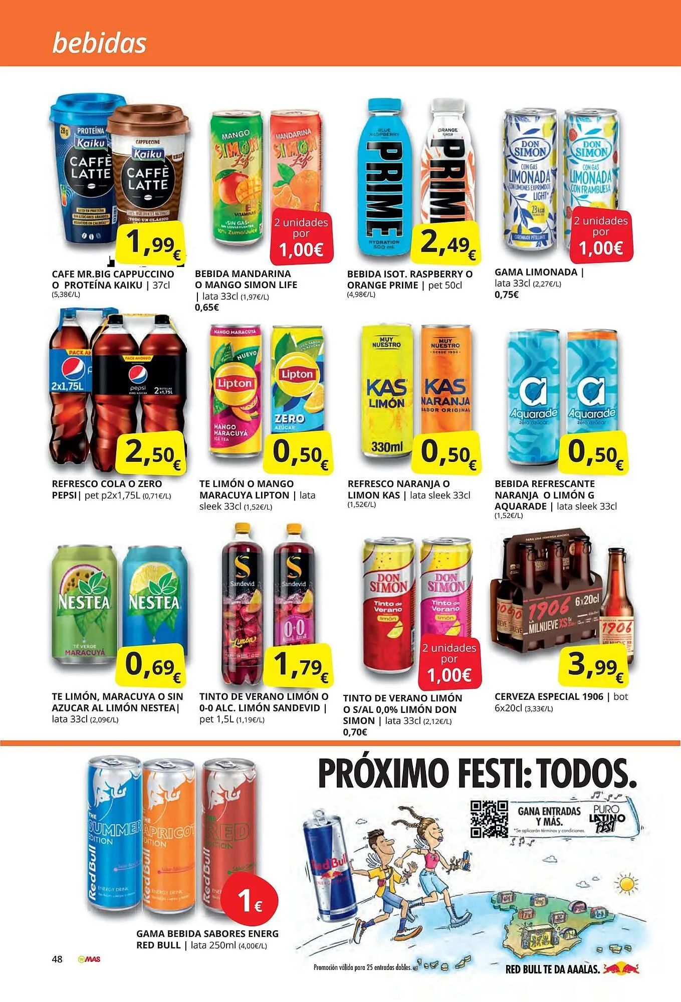 Catálogo de Folleto Supermercados MAS 30 de mayo al 26 de junio 2025 - Página 48