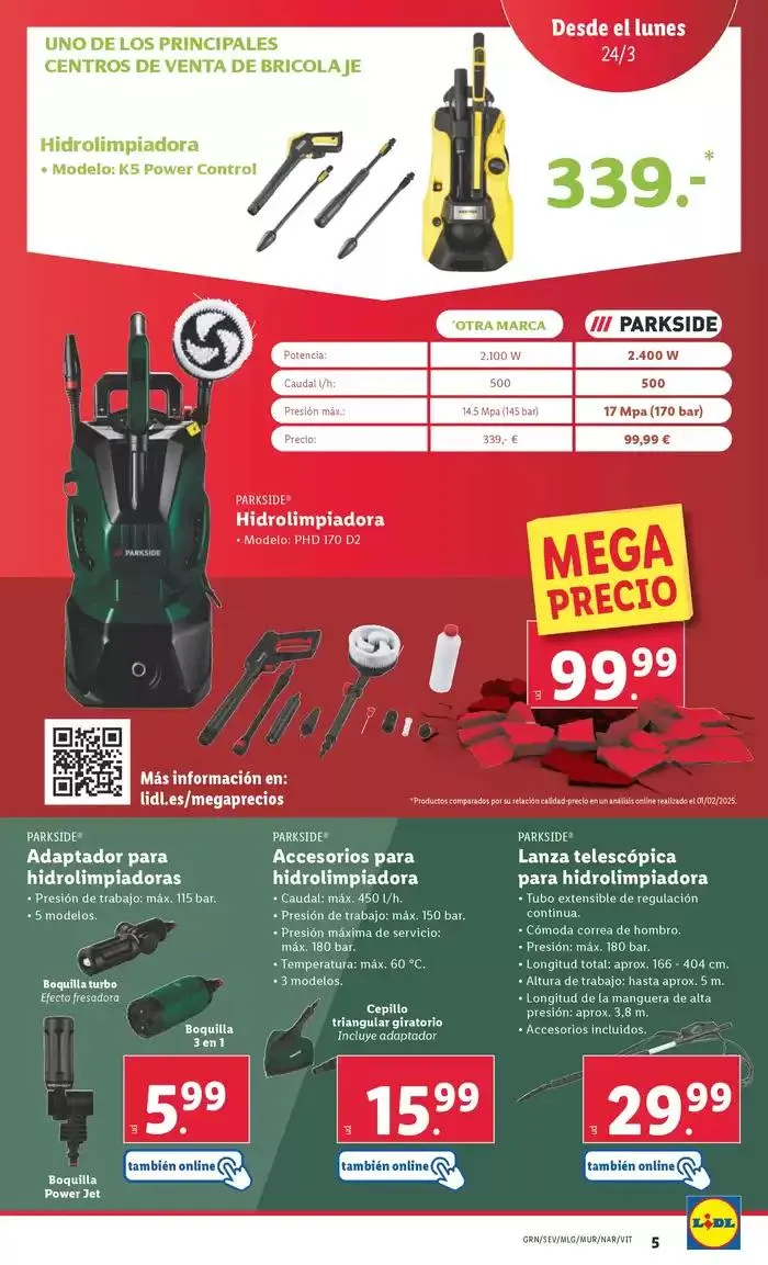 Catálogo de ¡Bazar Lidl! Ofertas válidas del 24/03 al 30/03 24 de marzo al 30 de marzo 2025 - Página 5