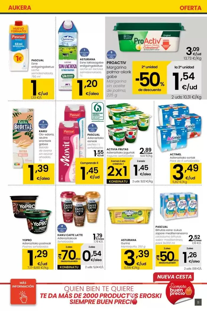 Catálogo de AUKERA OFERTA SUPERMERKATUAK EROSKI  10 de abril al 29 de abril 2025 - Página 11
