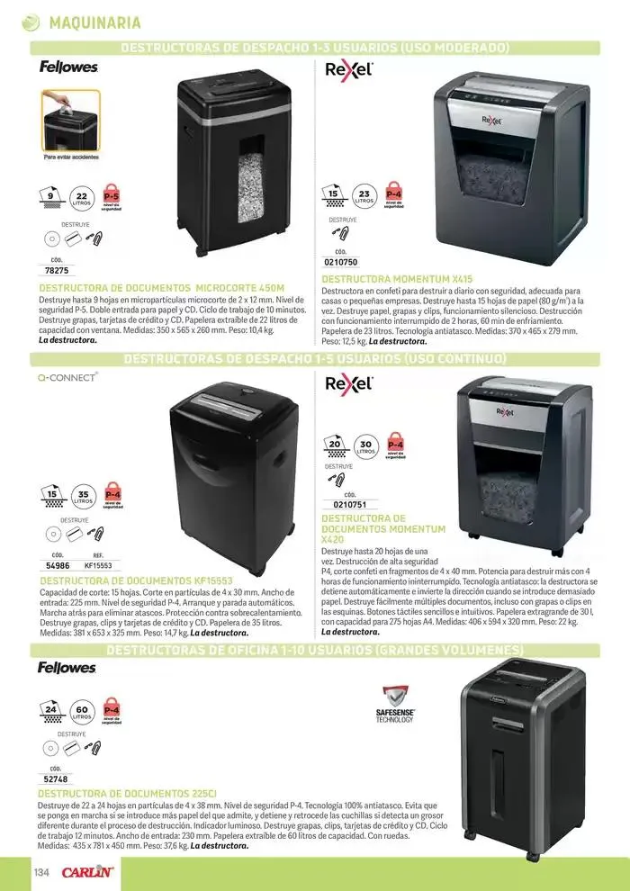Catálogo de CATÁLOGO 2025 ESENCIAL OFICINA 21 de mayo al 31 de diciembre 2025 - Página 136