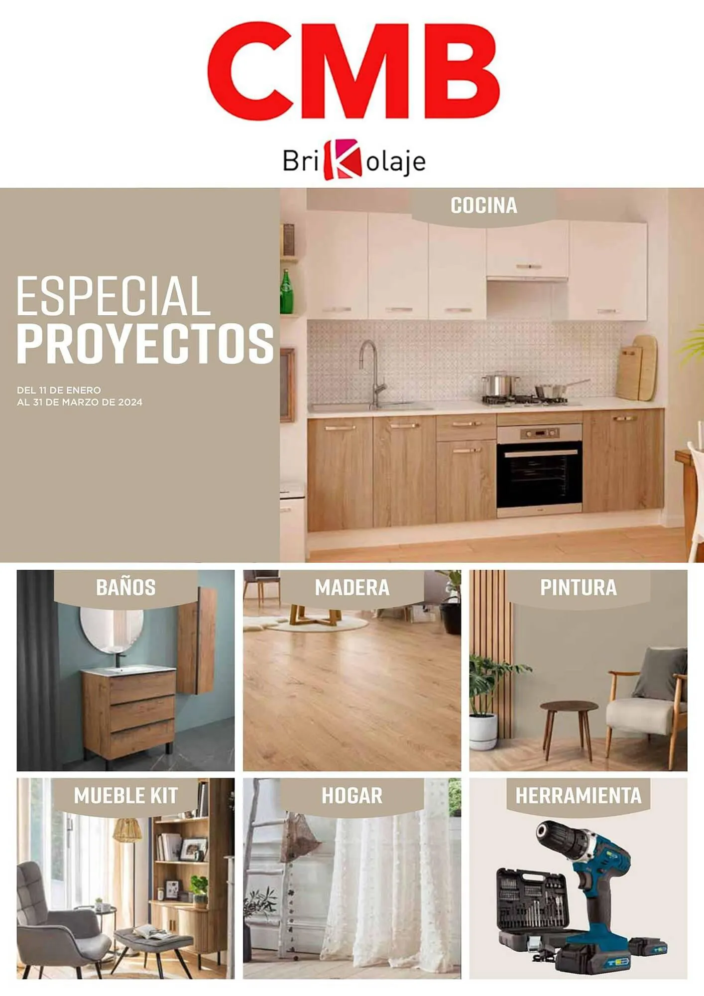 Catálogo de Folleto CMB Bricolage 11 de enero al 31 de marzo 2024 - Página 