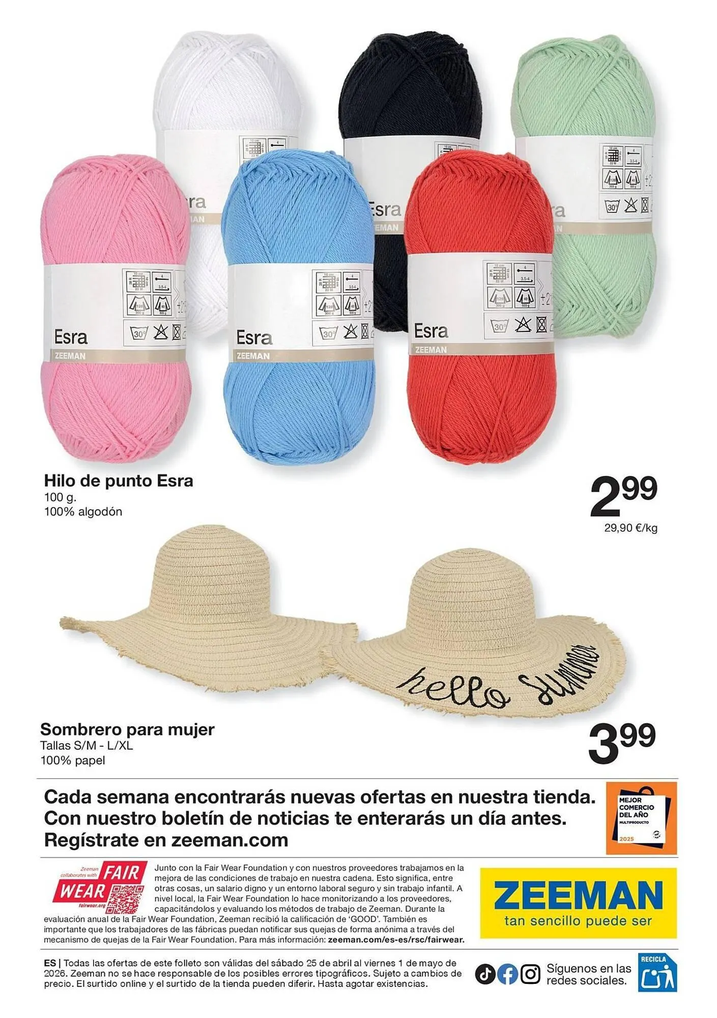 Catálogo de Catálogo Zeeman 27 de abril al 1 de mayo 2026 - Página 6