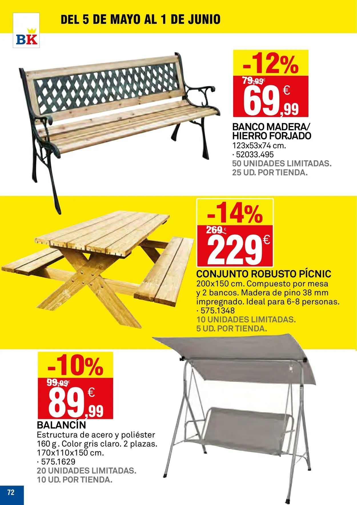 Catálogo de Bricoking Oferta actual 9 de junio al 23 de junio 2025 - Página 72
