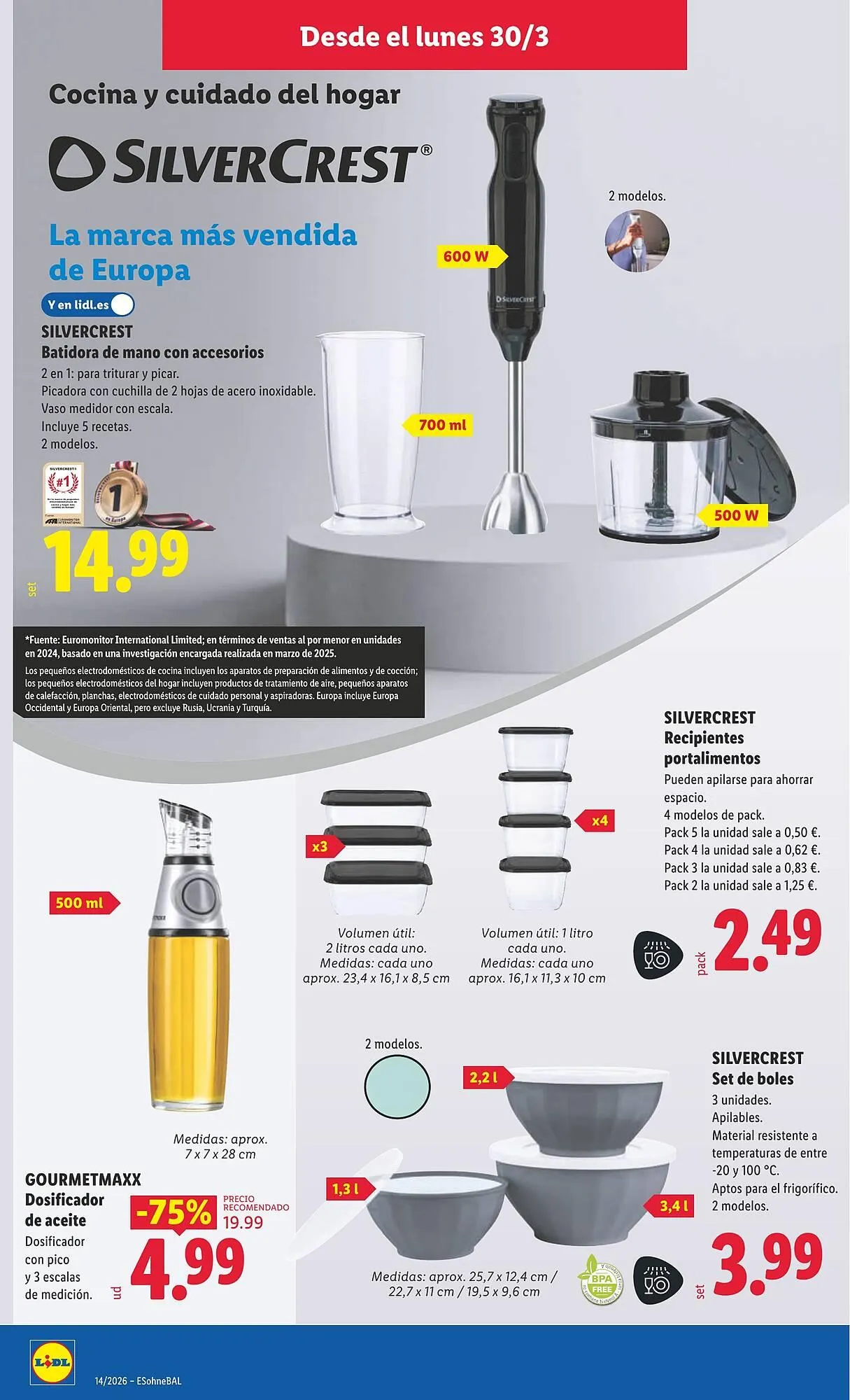 Catálogo de Catálogo Lidl 30 de marzo al 6 de abril 2026 - Página 6