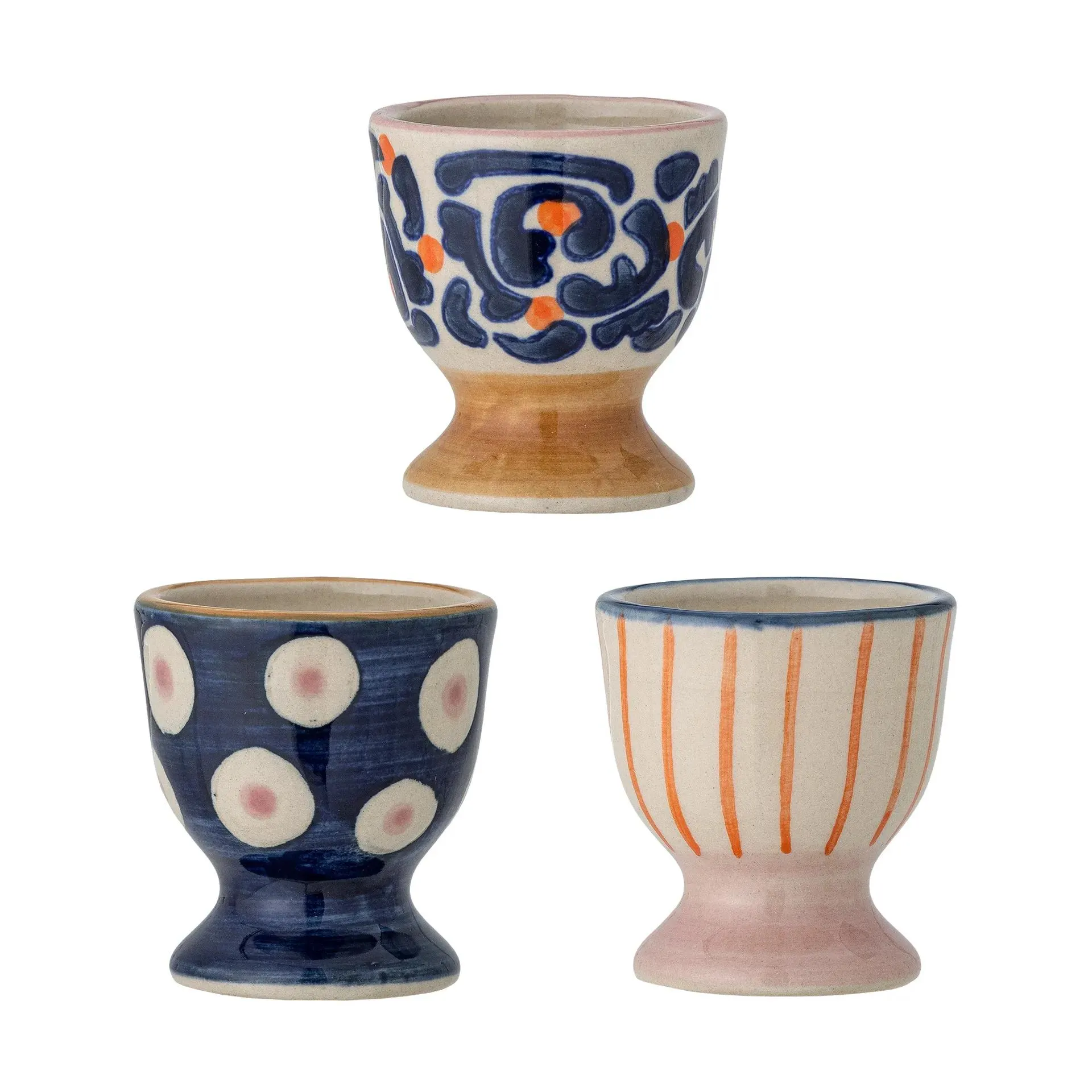 Huevera Eviaya 3 piezas Azul-multi