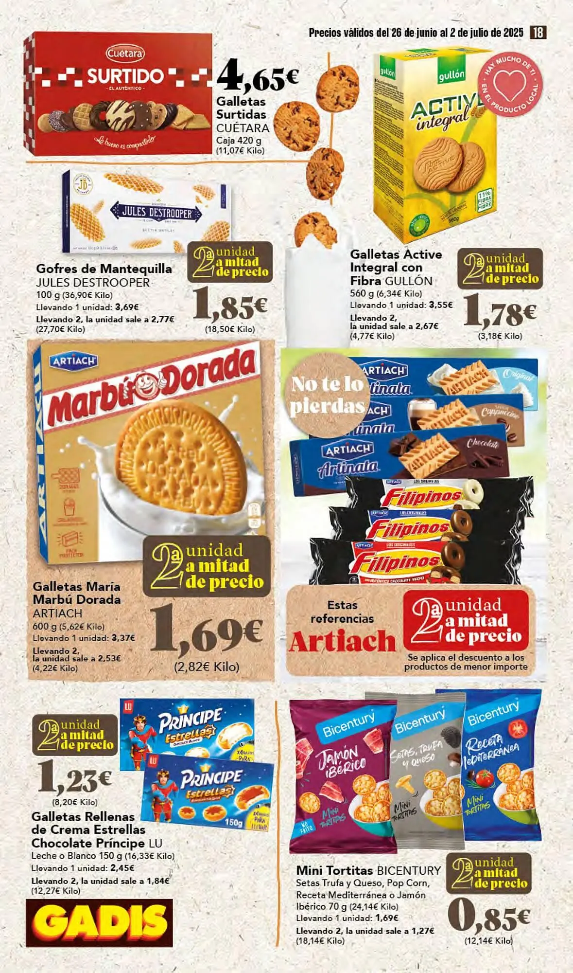 Catálogo de Folleto Gadis 26 de junio al 2 de julio 2025 - Página 18