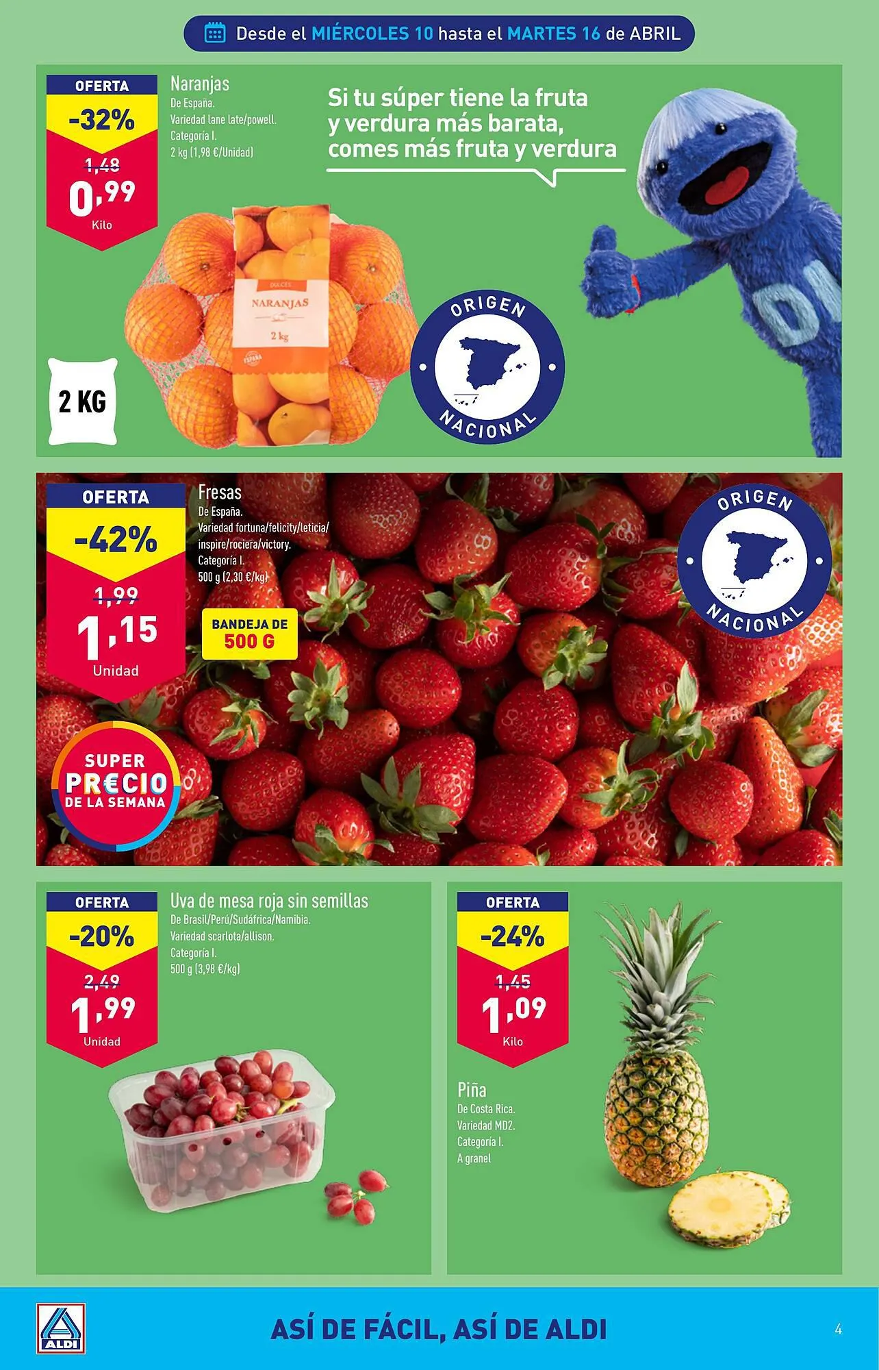 Catálogo de Folleto ALDI 10 de abril al 16 de abril 2024 - Página 4