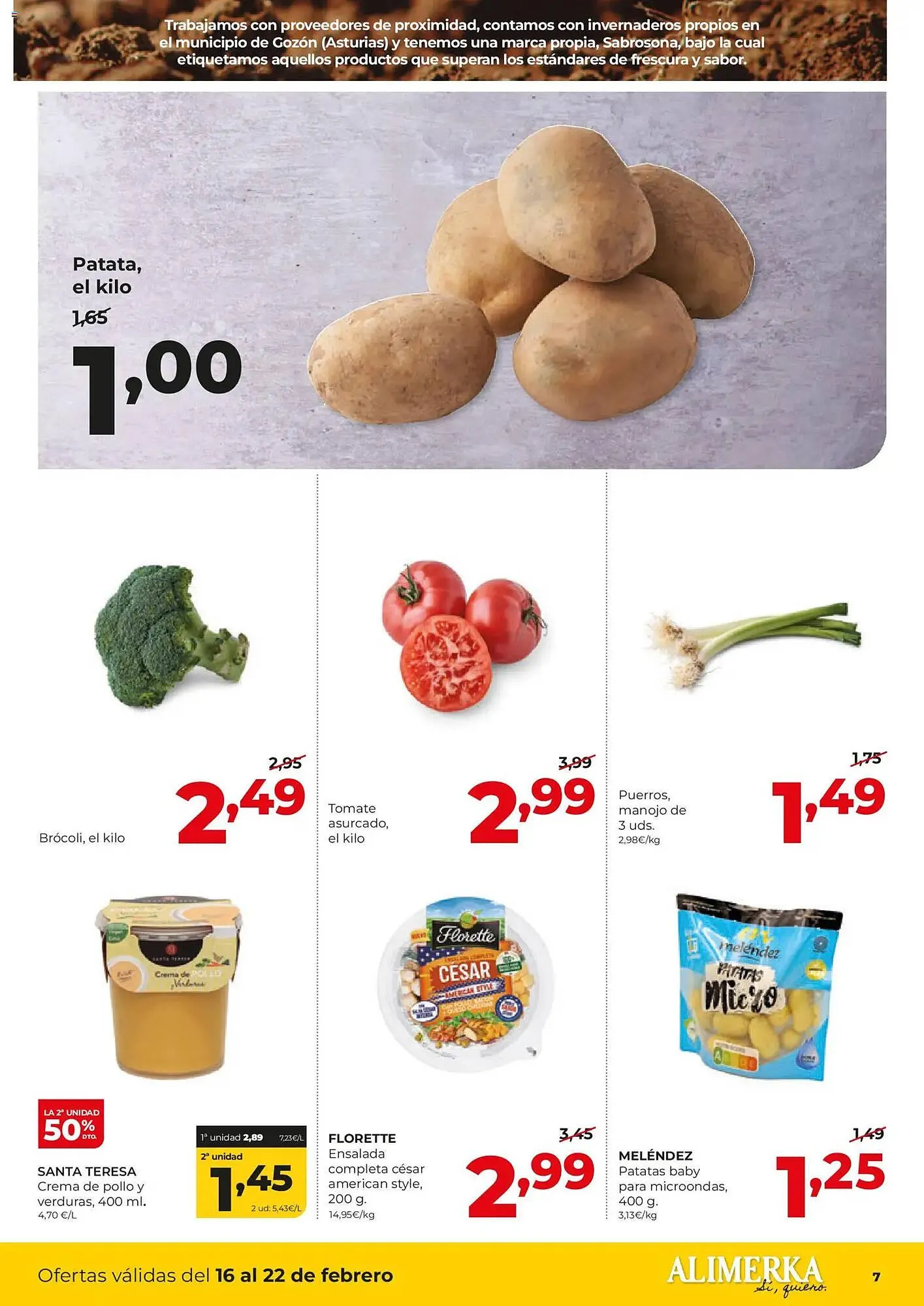Catálogo de Folleto Alimerka 16 de febrero al 22 de febrero 2026 - Página 7