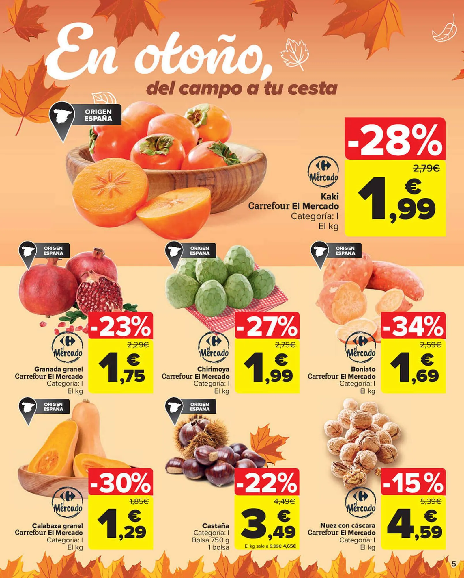Catálogo de Folleto Carrefour 26 de octubre al 8 de noviembre 2023 - Página 5