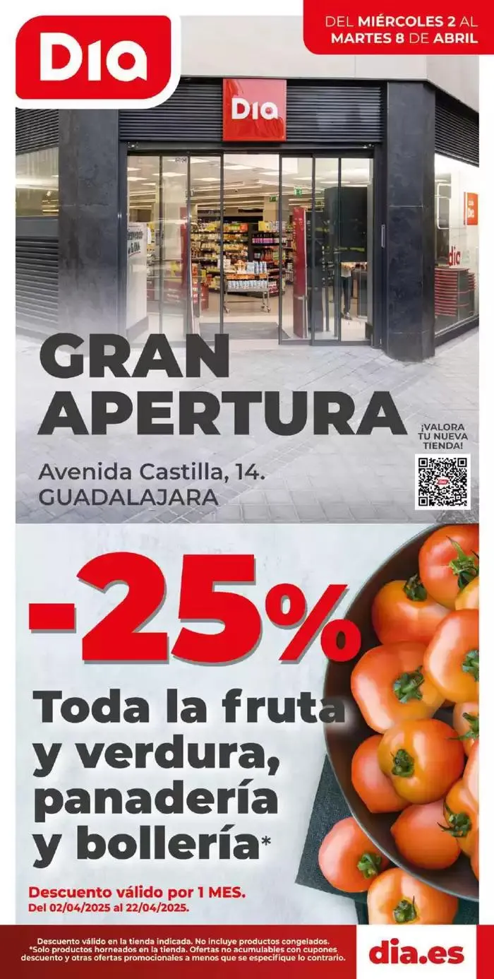 Catálogo de Gran apertura Dia del 2 al 8 de abril  2 de abril al 8 de abril 2025 - Página 1