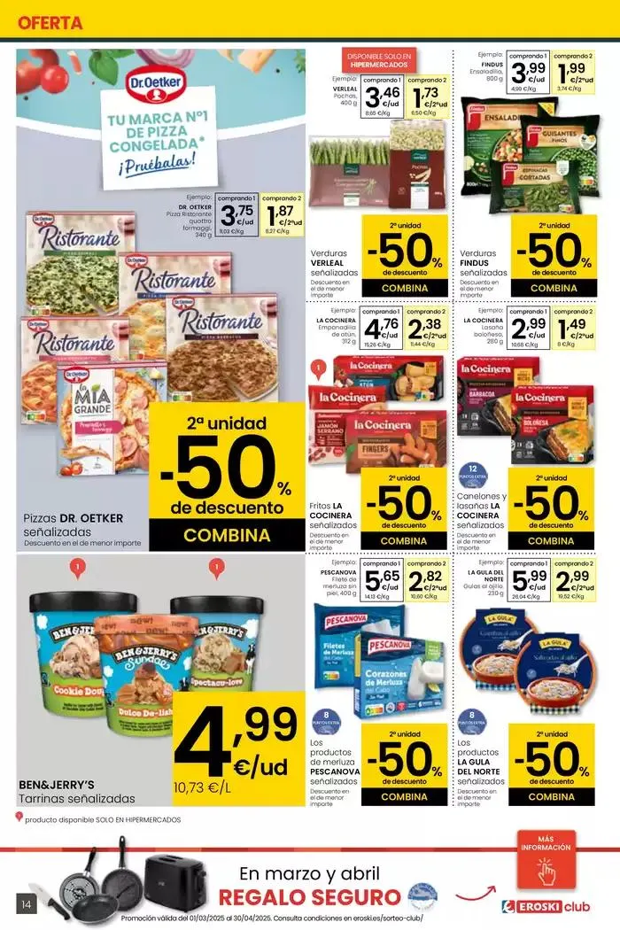 Catálogo de Precio más bajo HIPERMERCADOS EROSKI 13 de marzo al 26 de marzo 2025 - Página 14