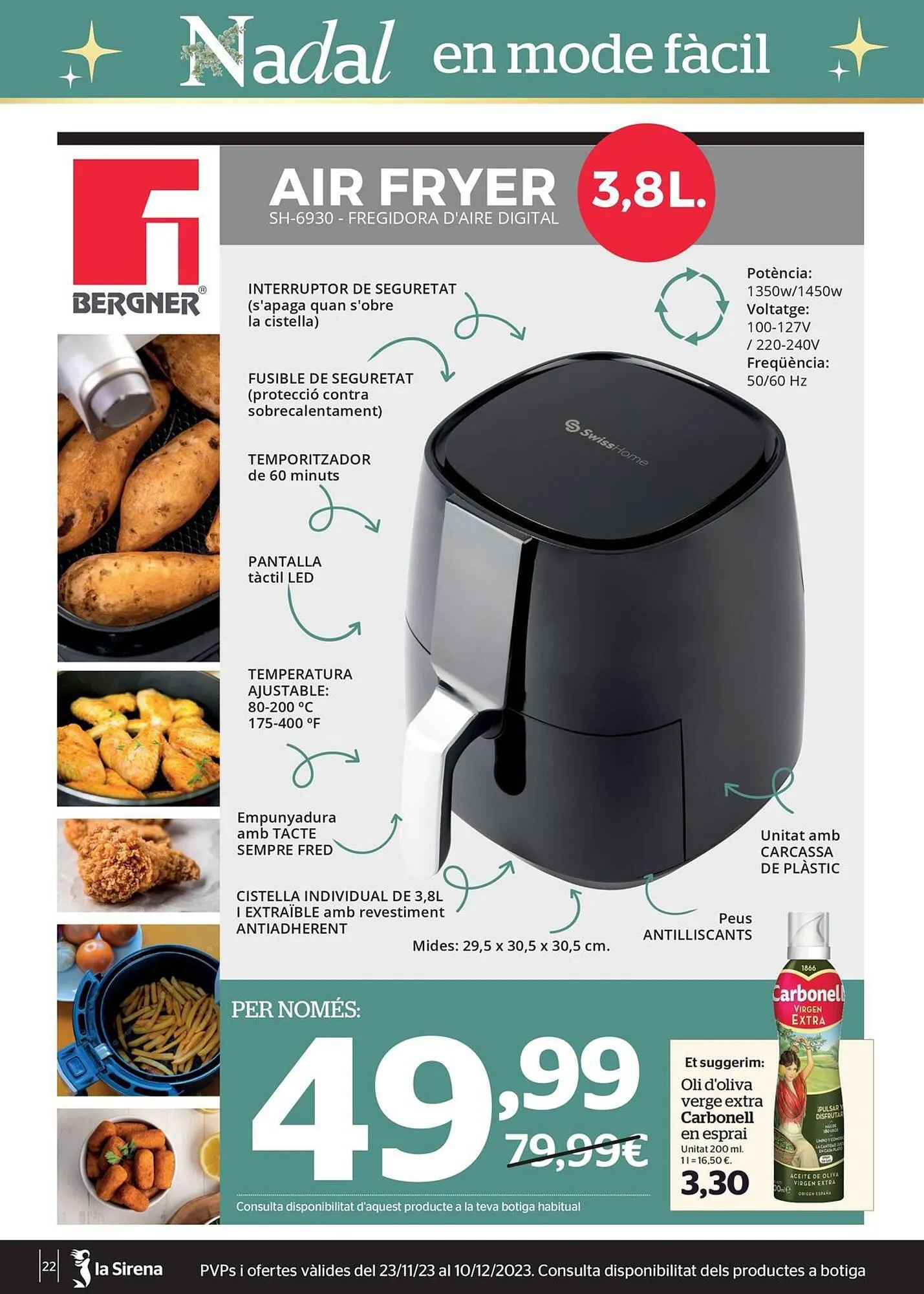 Catálogo de Folleto La Sirena 23 de noviembre al 10 de diciembre 2023 - Página 22