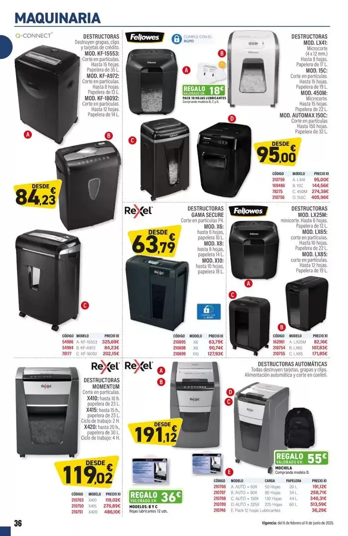 Catálogo de ESPECIAL ARCHIVO 6 de febrero al 11 de junio 2025 - Página 36