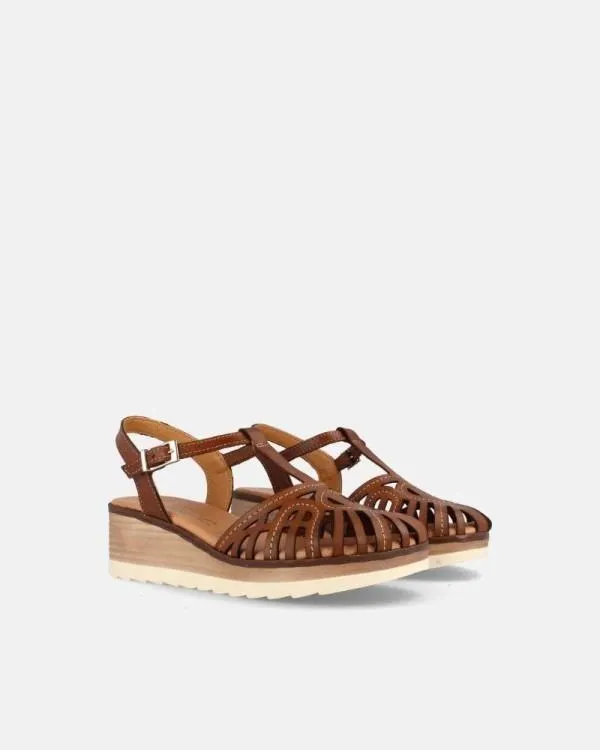 Sandalias Abiertas Mujer Marrón HELOISA