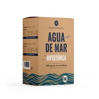 Agua De Mar Hipertónica Planeta Huerto 10 L