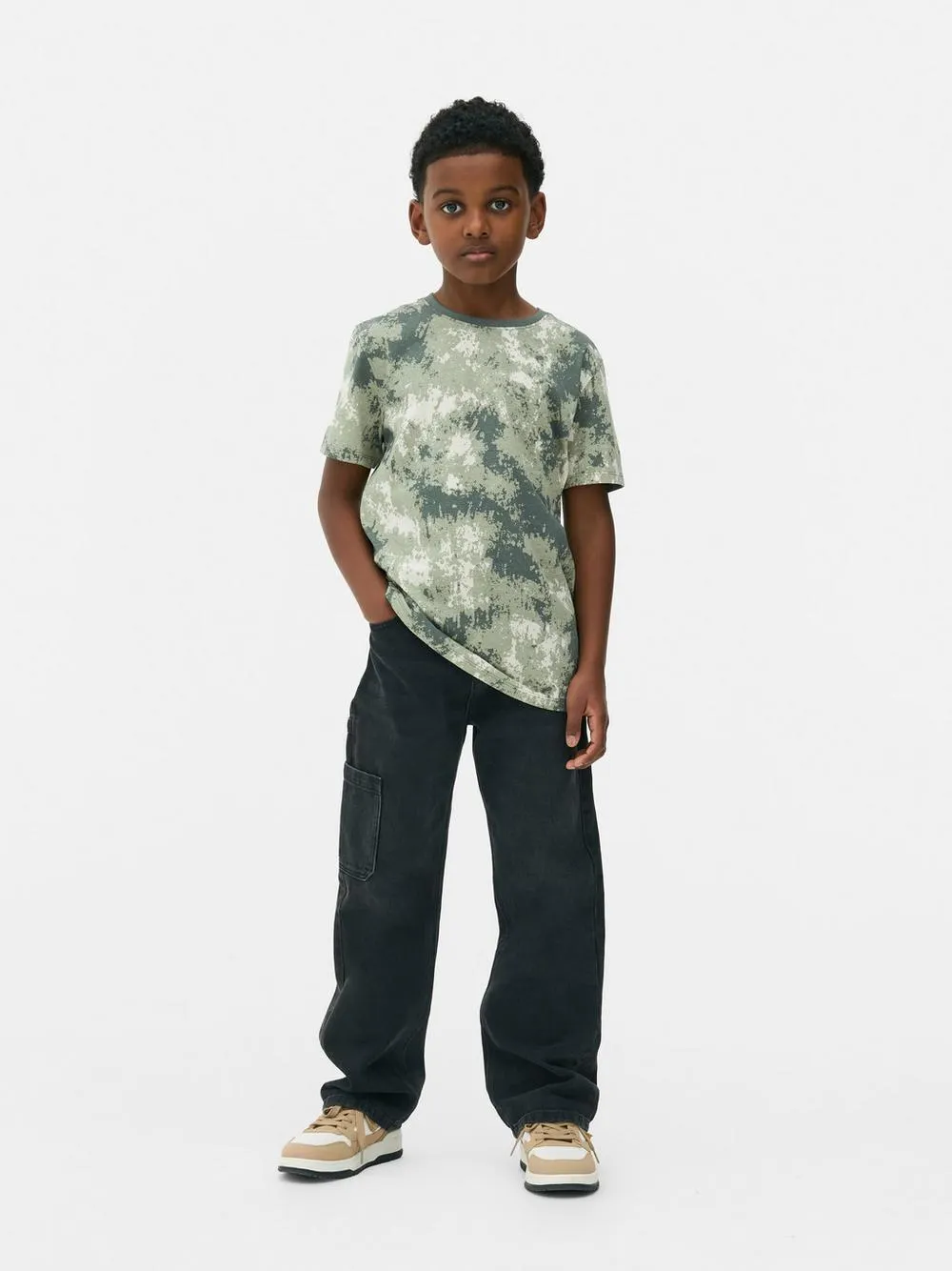 Camiseta de manga corta con estampado floral