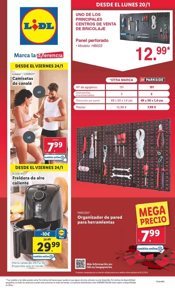 ¡Bazar Lidl! Ofertas válidas del 20/01 al 26/01 - 1
