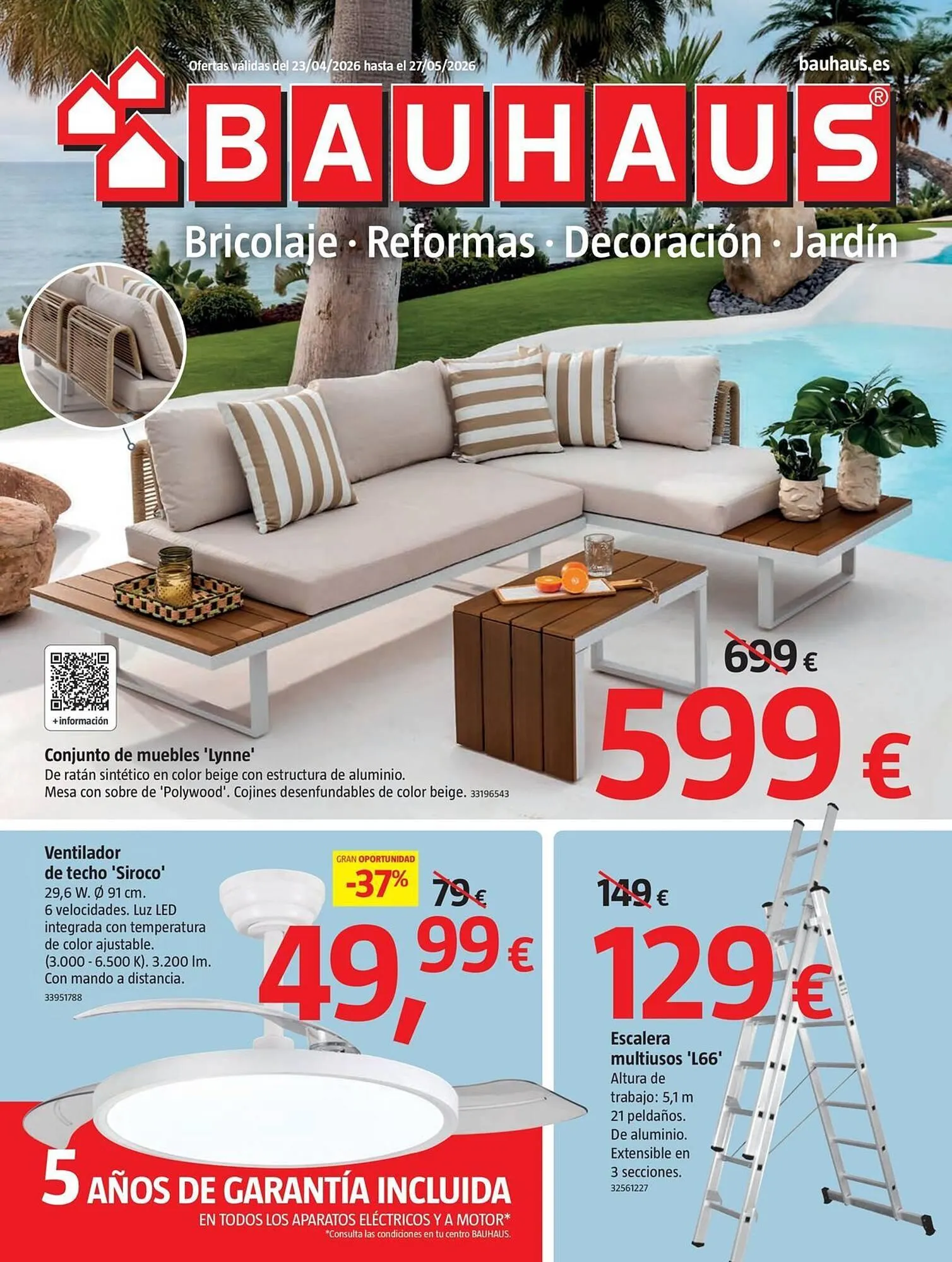 Catálogo de Catálogo Bauhaus 23 de abril al 27 de mayo 2026 - Página 1