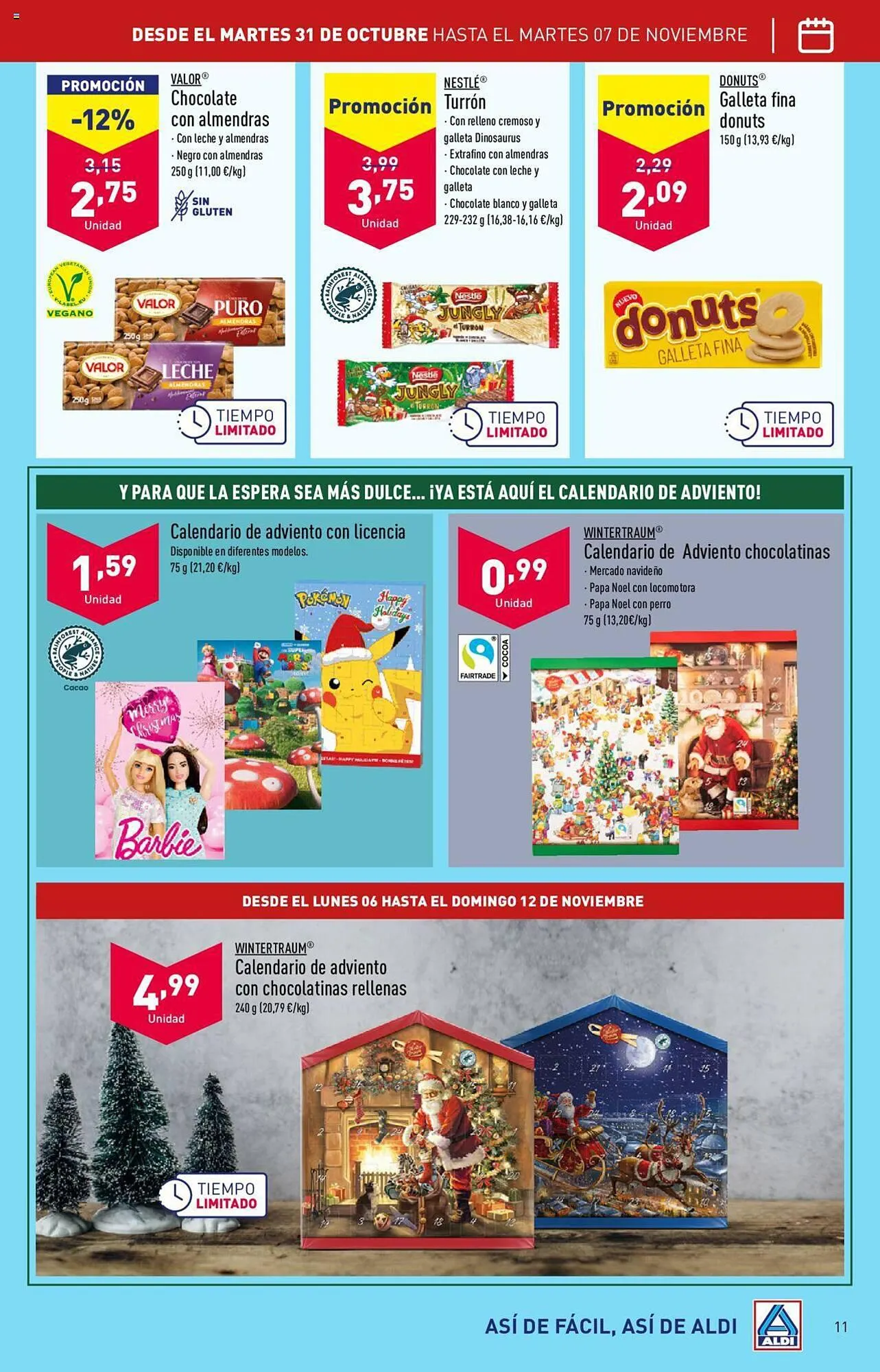 Catálogo de Folleto ALDI 31 de octubre al 7 de noviembre 2023 - Página 11