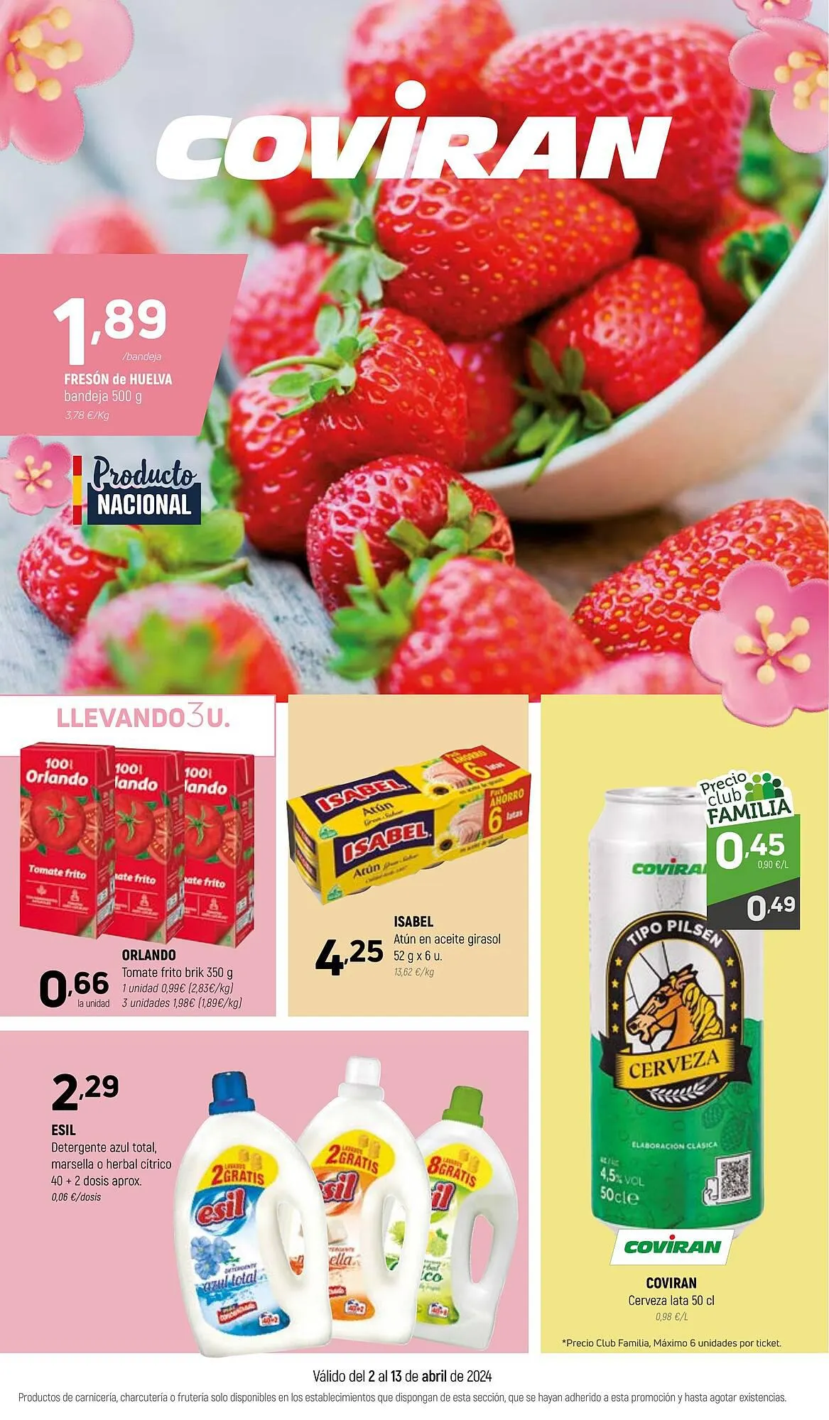 Catálogo de Folleto Coviran 2 de abril al 13 de abril 2024 - Página 1