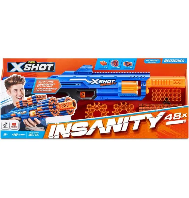 PISTOLA INSANITY 8 TIROS 48 DARDOS