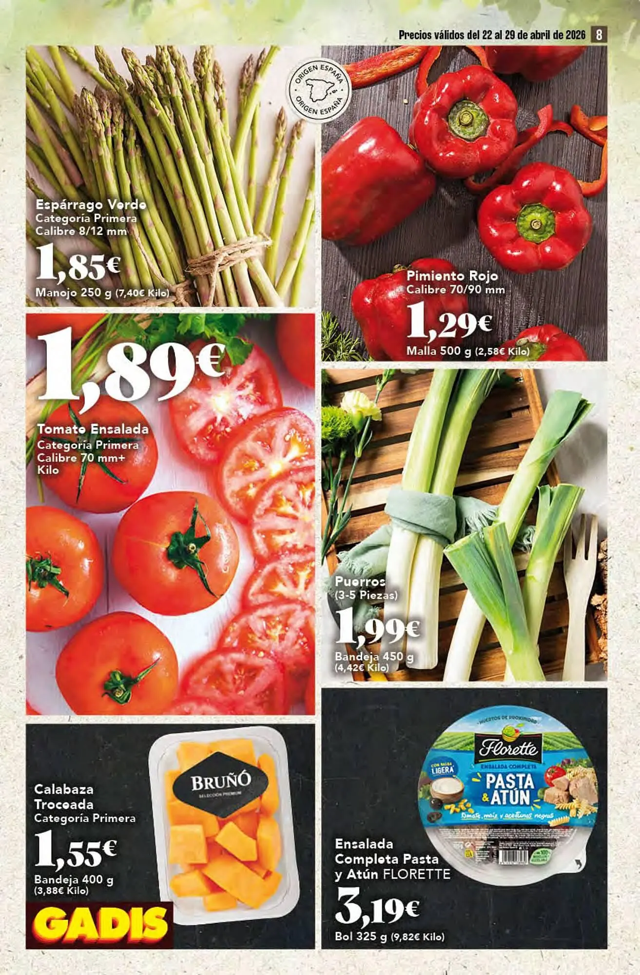 Catálogo de Folleto Gadis 22 de abril al 29 de abril 2026 - Página 8