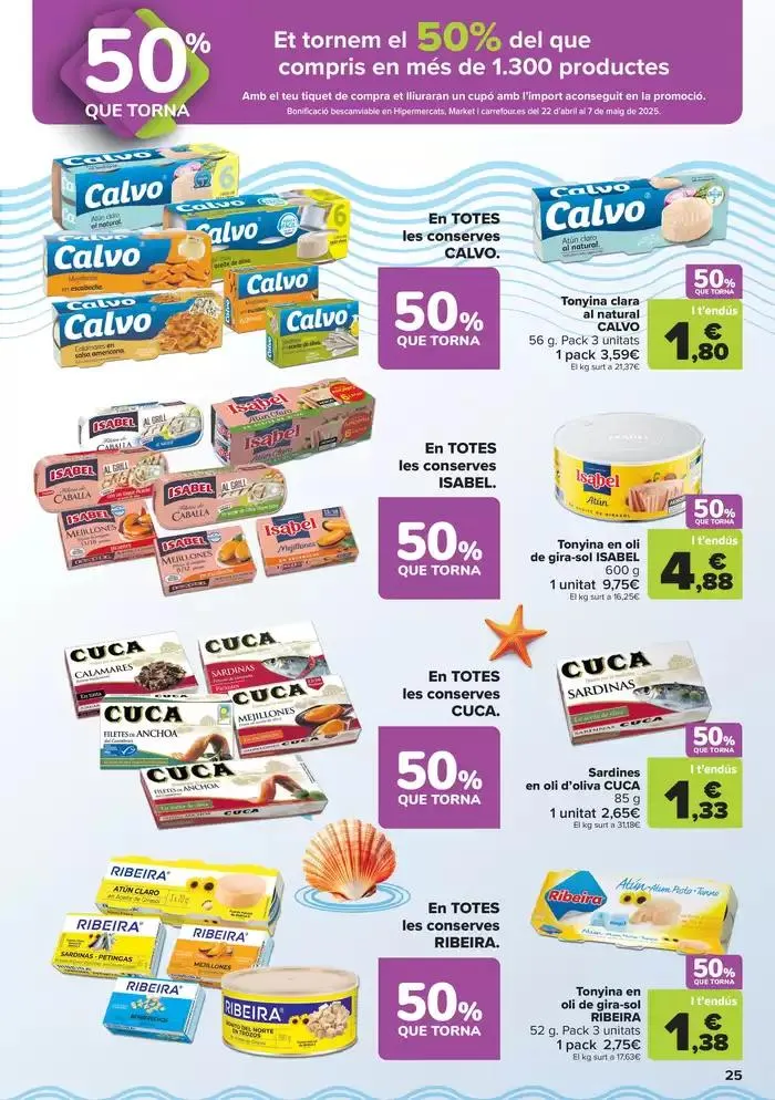 Catálogo de 50% QUE VUELVE + 3x2 10 de abril al 21 de abril 2025 - Página 25