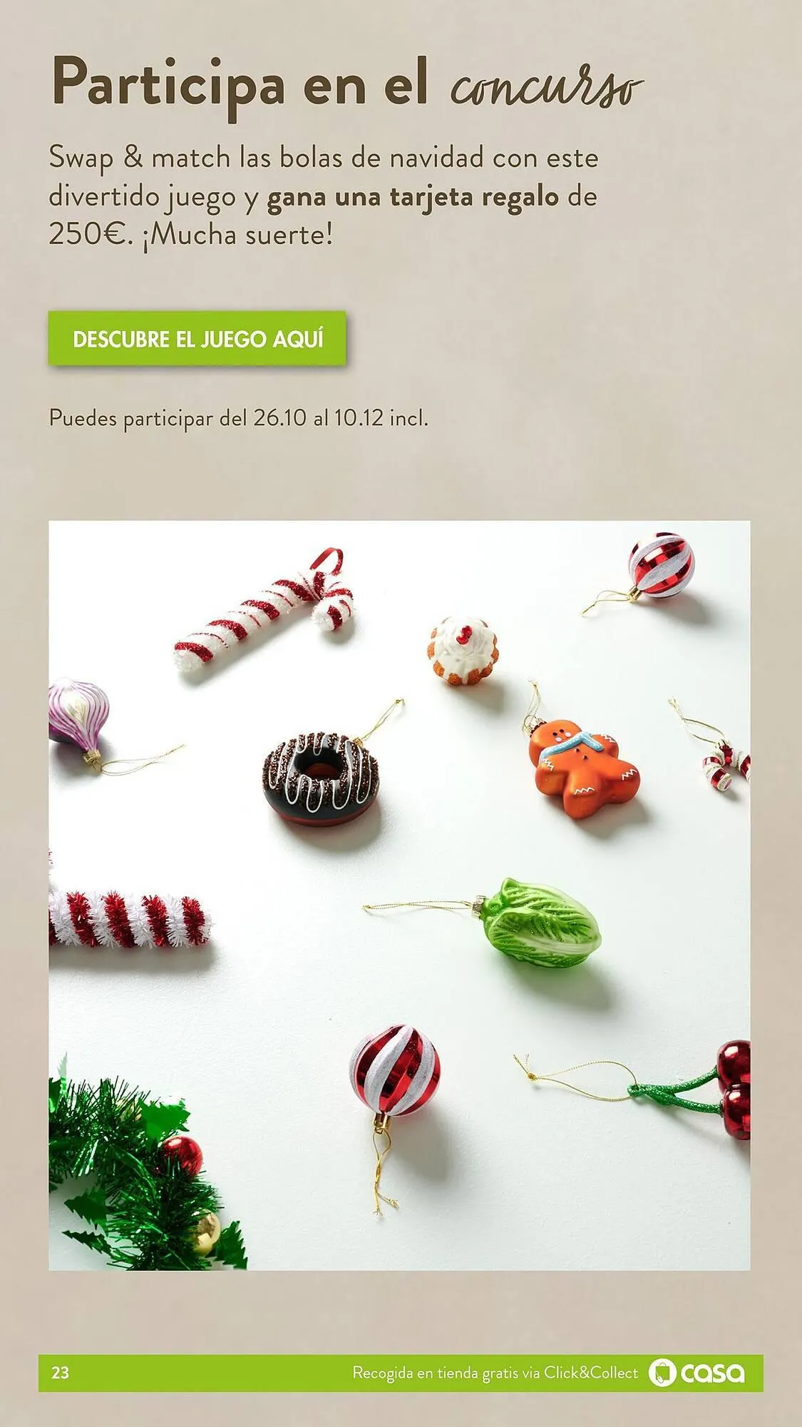 Catálogo de Folleto Casa 6 de octubre al 6 de enero 2024 - Página 23