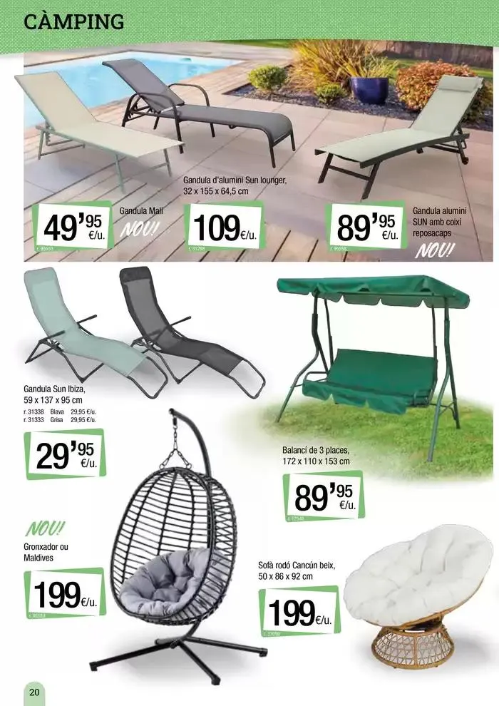 Catálogo de Catàleg vàlid del 18 de març al 25 d’agost 18 de marzo al 25 de agosto 2025 - Página 20