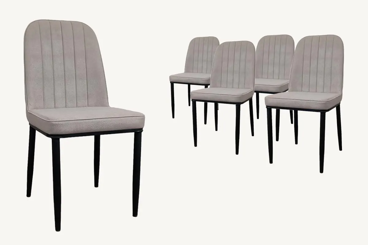 Pack de 4 sillas MOCHER Gris