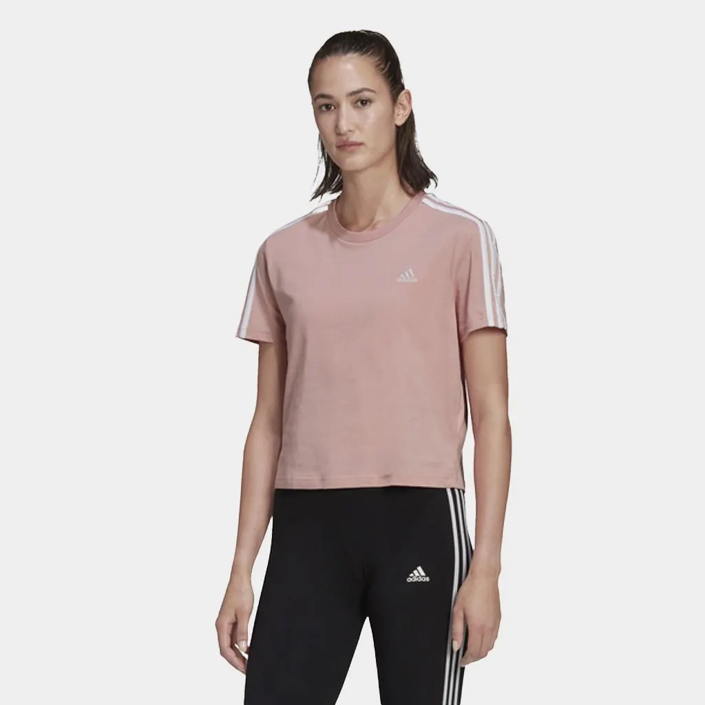 adidas Camiseta Essentials Loose Cropped 3 Bandas