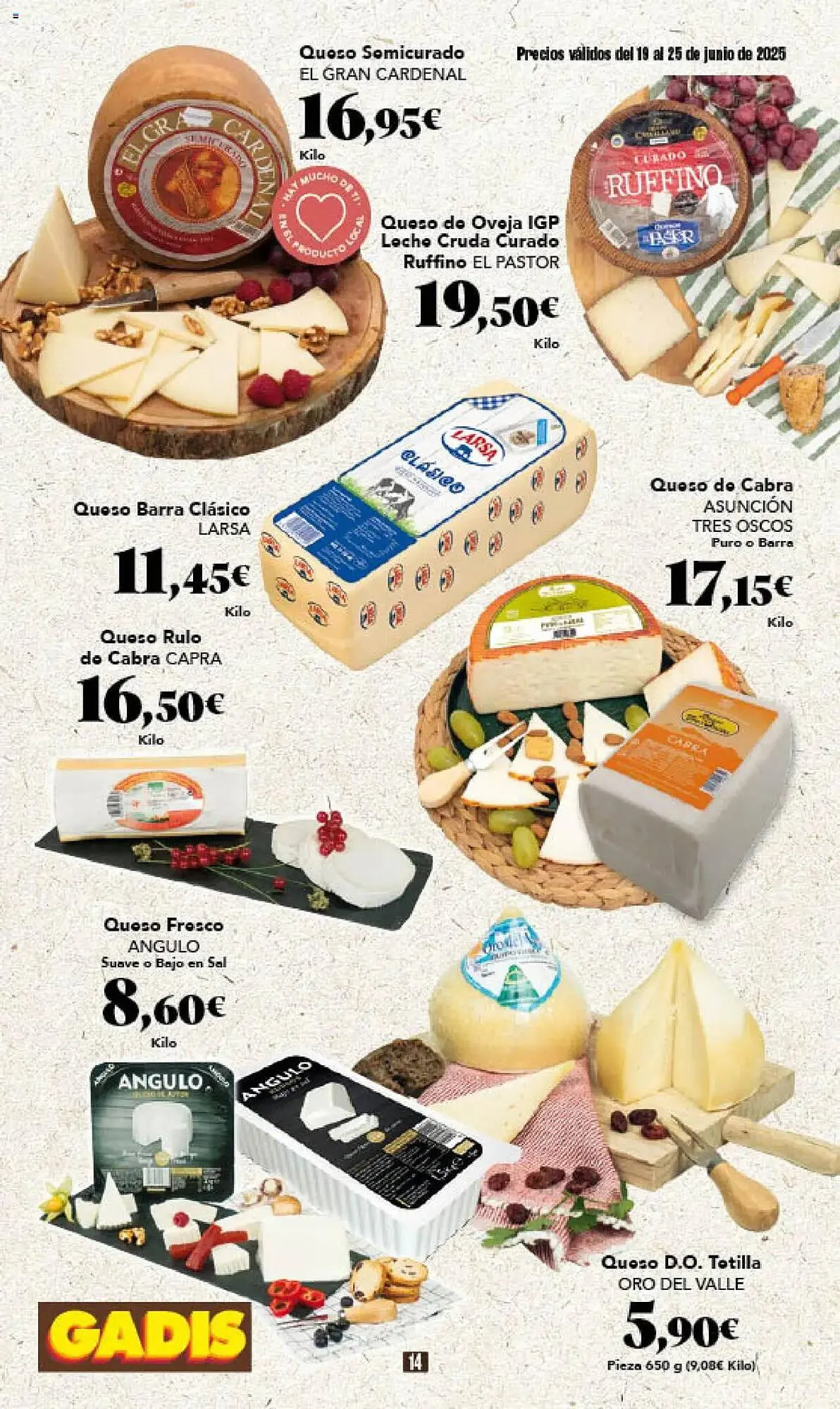Catálogo de Folleto Gadis 19 de junio al 25 de junio 2025 - Página 14