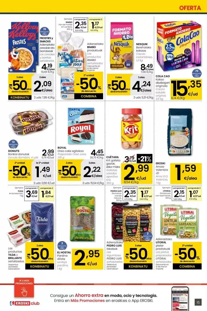 Catálogo de AUKERA OFERTA EROSKI CENTER 15 de mayo al 28 de mayo 2025 - Página 15