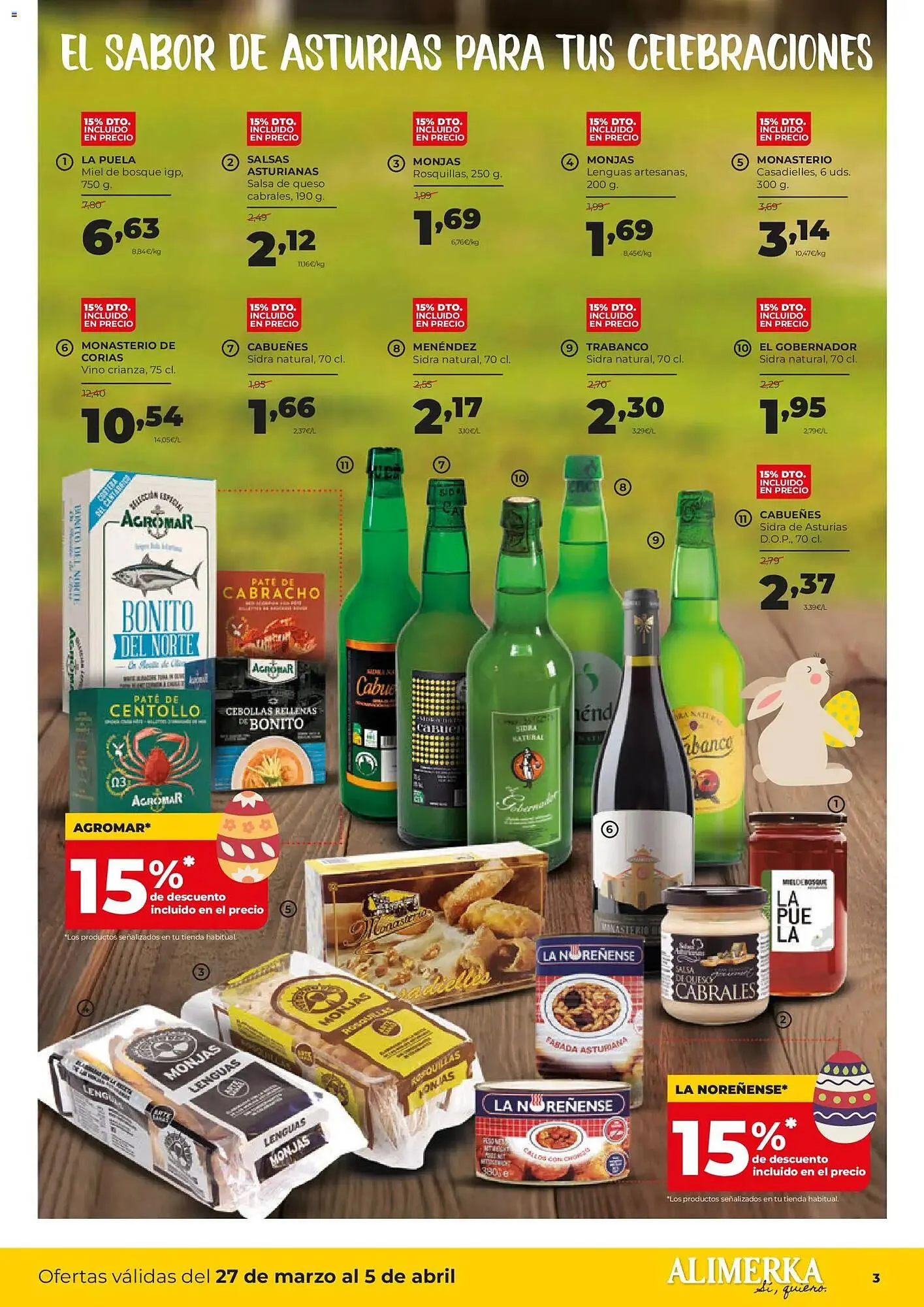 Catálogo de Folleto Alimerka 27 de marzo al 5 de abril 2026 - Página 3