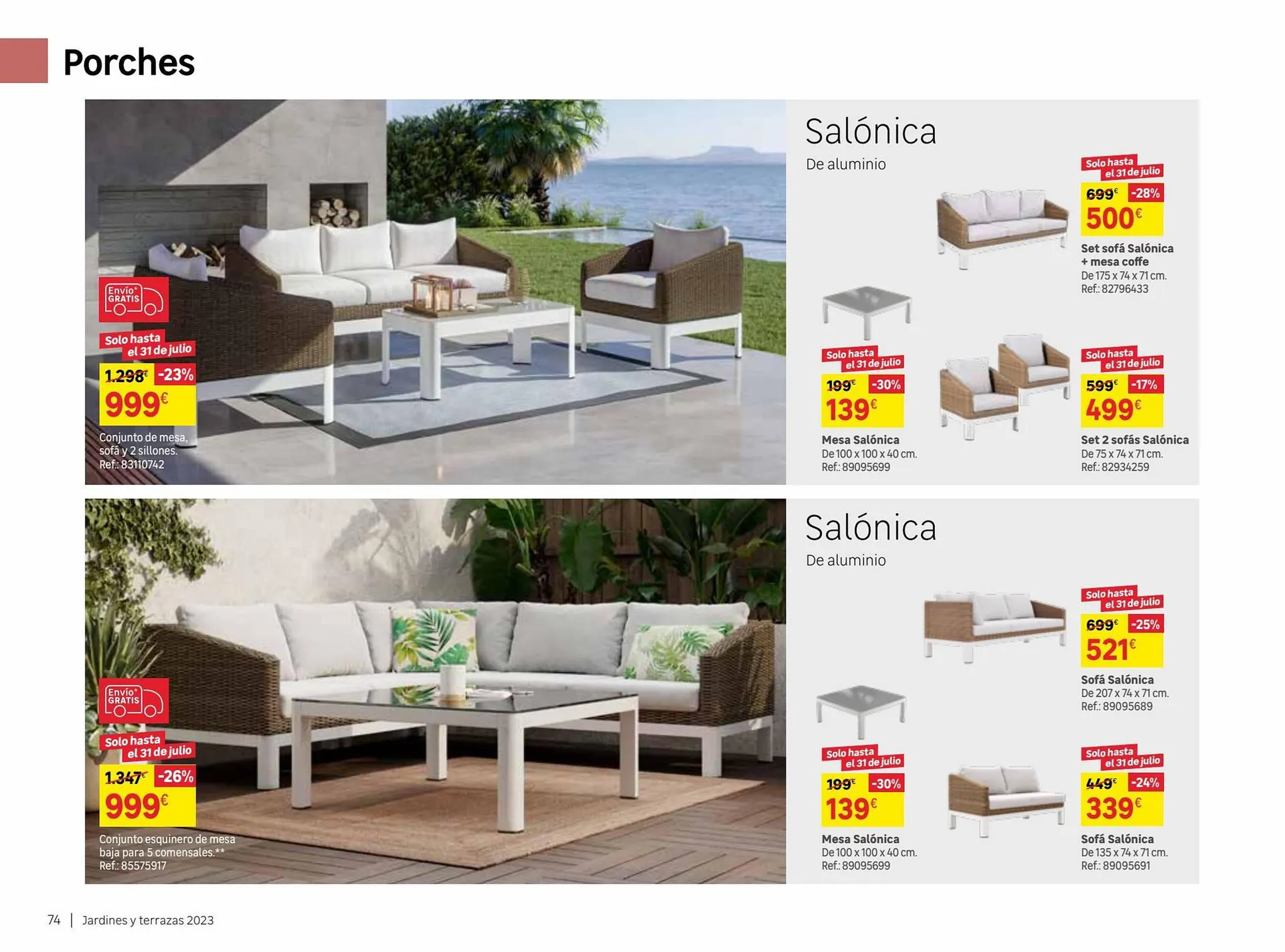 Catálogo de Folleto Leroy Merlin 9 de junio al 31 de julio 2023 - Página 74
