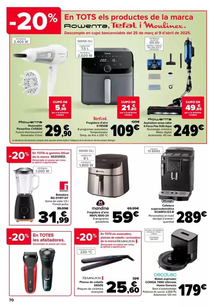 Catálogo de 3x2 13 de marzo al 24 de marzo 2025 - Página 70
