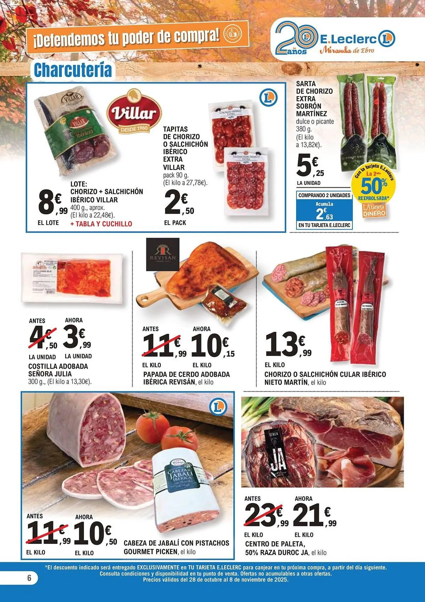 Catálogo de Catálogo E.Leclerc 30 de octubre al 8 de noviembre 2025 - Página 6