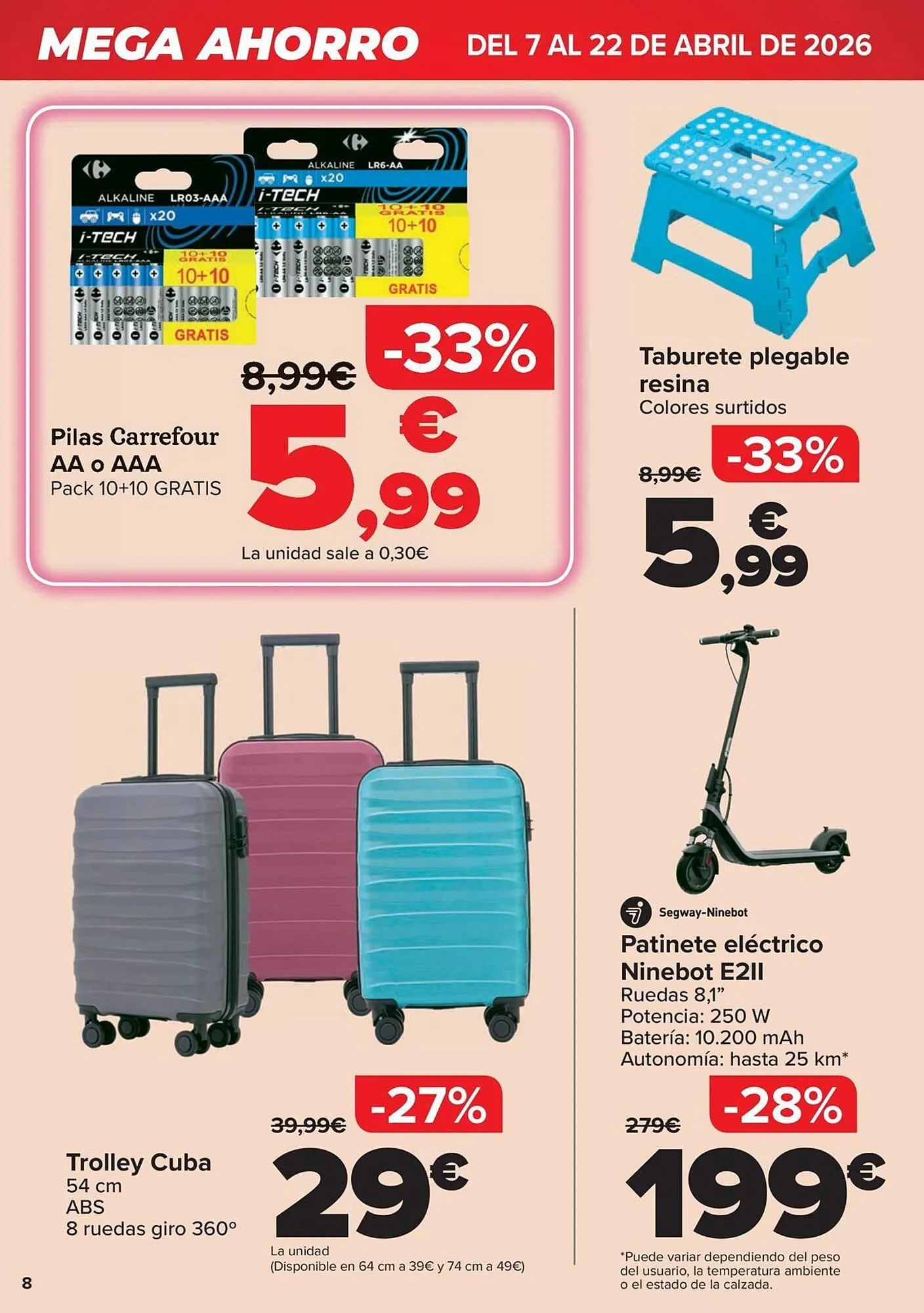 Catálogo de Folleto Carrefour 7 de abril al 22 de abril 2026 - Página 8