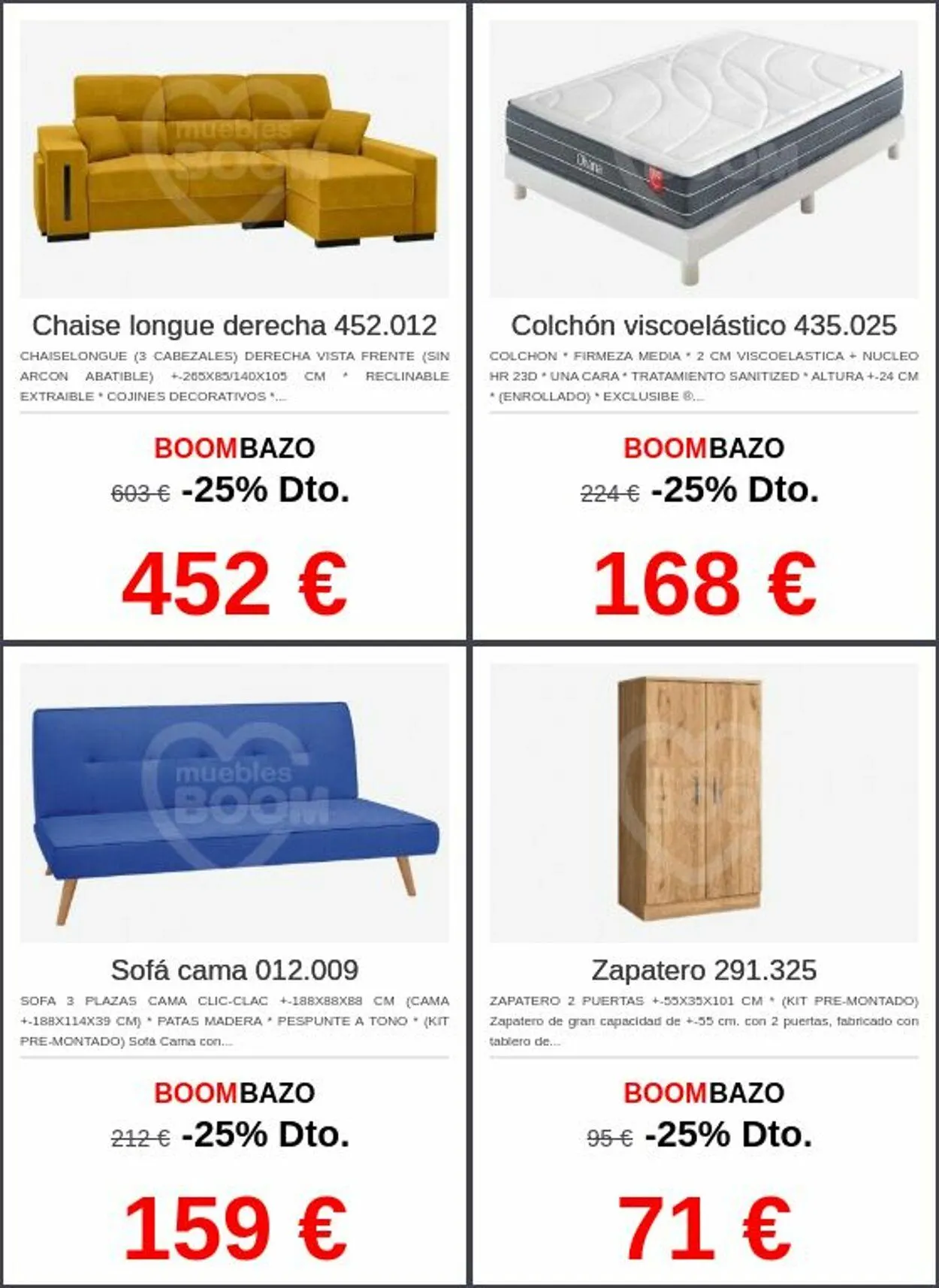 Catálogo de Muebles BOOM Oferta actual 26 de mayo al 4 de junio 2025 - Página 4