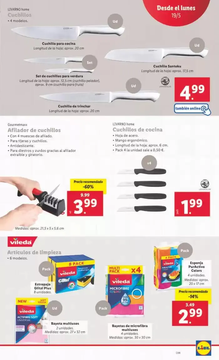 Catálogo de ¡Bazar Lidl! Ofertas válidas del 19/05 al 25/05 19 de mayo al 25 de mayo 2025 - Página 9