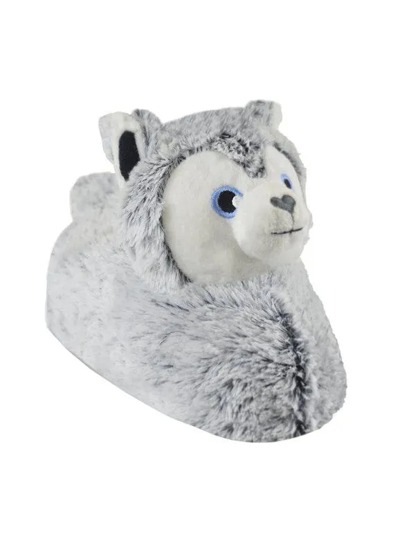 Zapatillas de Estar por Casa/Pantuflas de Husky para Niños Niñas