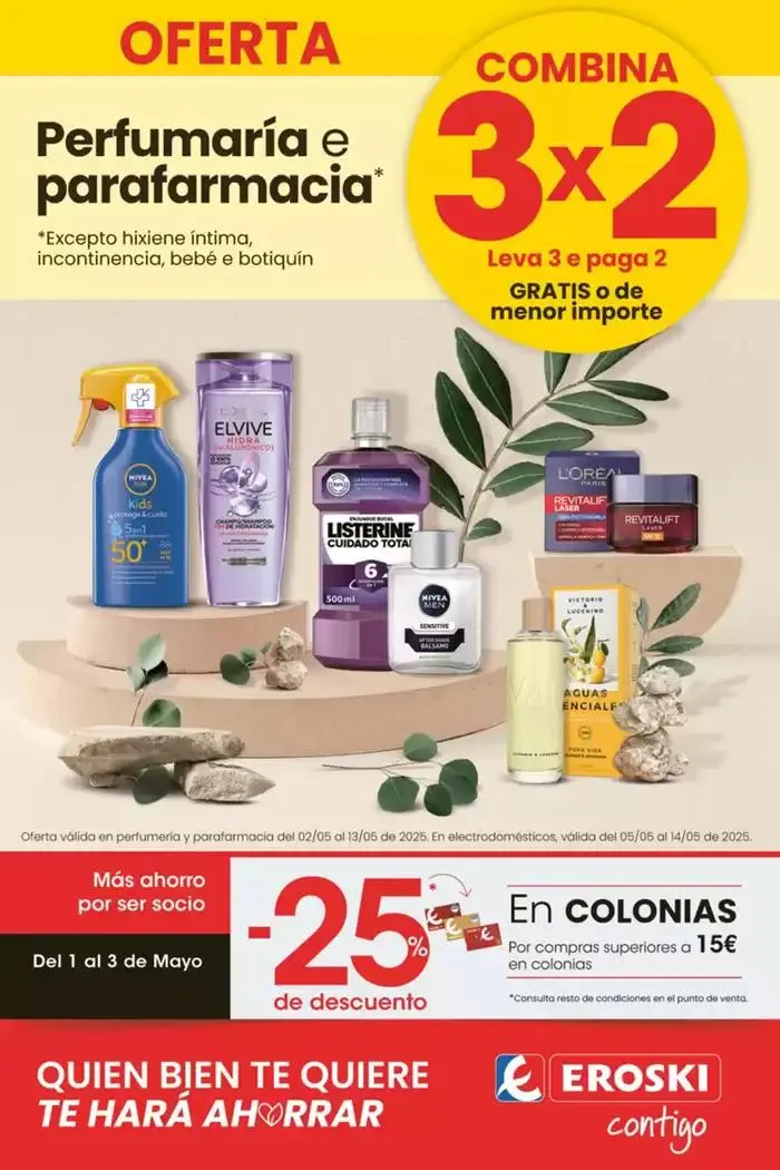 Catálogo de Perfumaría e parafarmacia 2 de mayo al 13 de mayo 2025 - Página 1