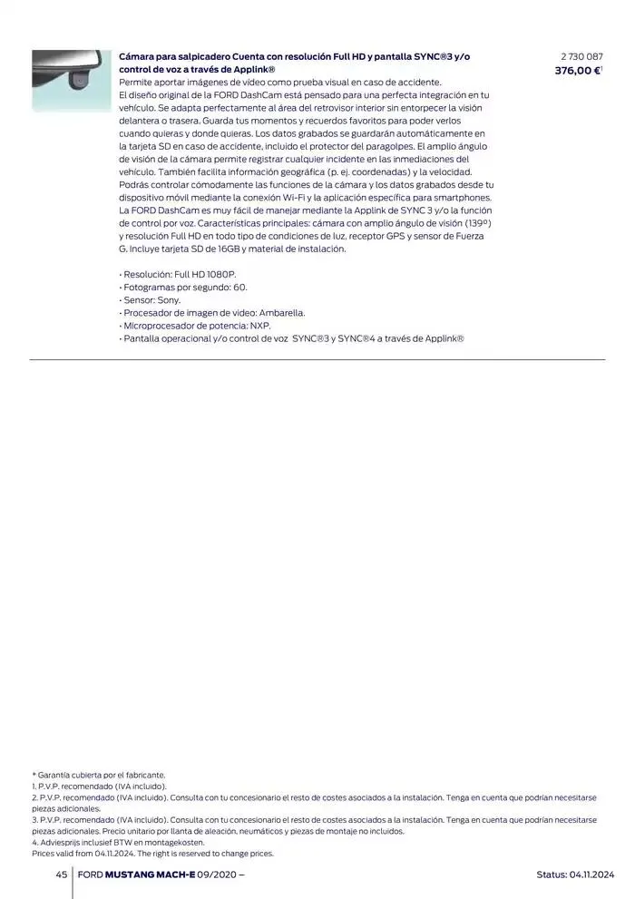 Catálogo de Ford de accesorios Ford Mustang Mach-E 13 de noviembre al 13 de noviembre 2025 - Página 45
