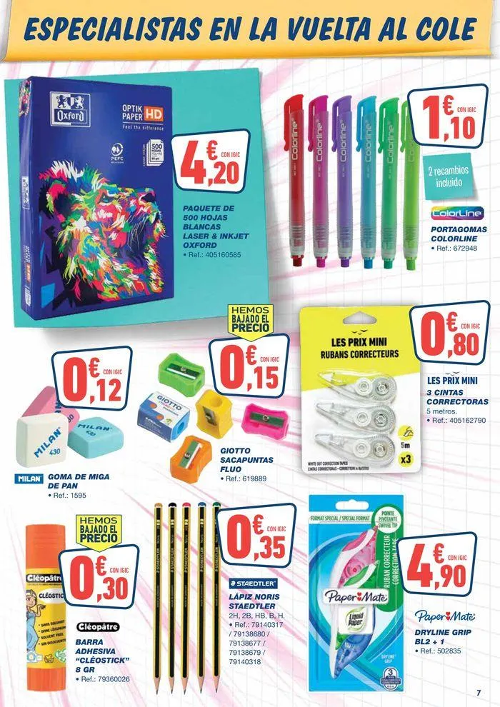Catálogo de Volvemos al cole ¡A precios de locos! 22 de agosto al 12 de septiembre 2024 - Página 7
