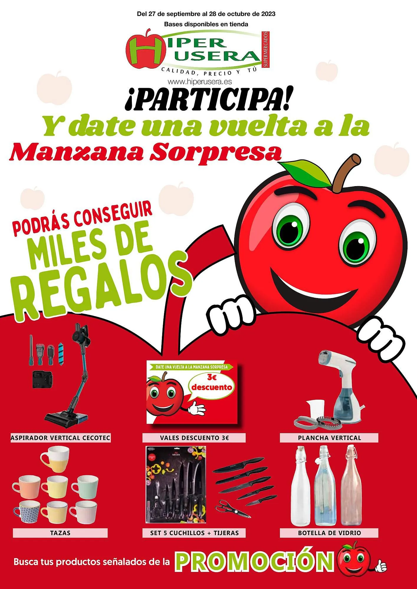 Catálogo de Folleto Hiper Usera 27 de septiembre al 28 de octubre 2023 - Página 1