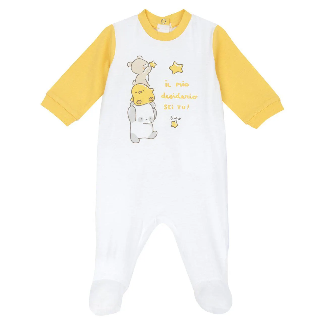 Pijama animales bebé apertura trasera