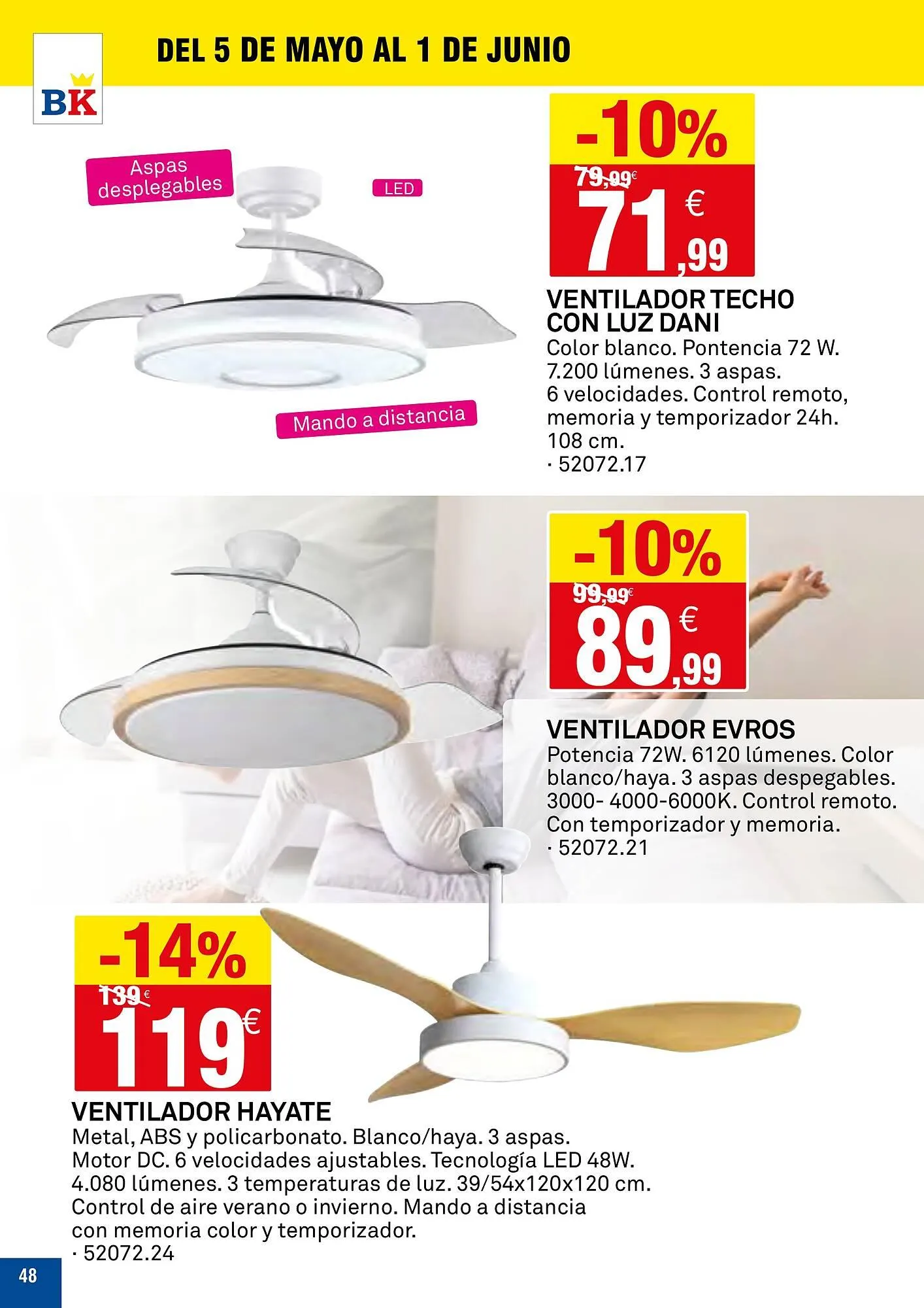 Catálogo de Folleto Bricoking 5 de mayo al 1 de junio 2025 - Página 48