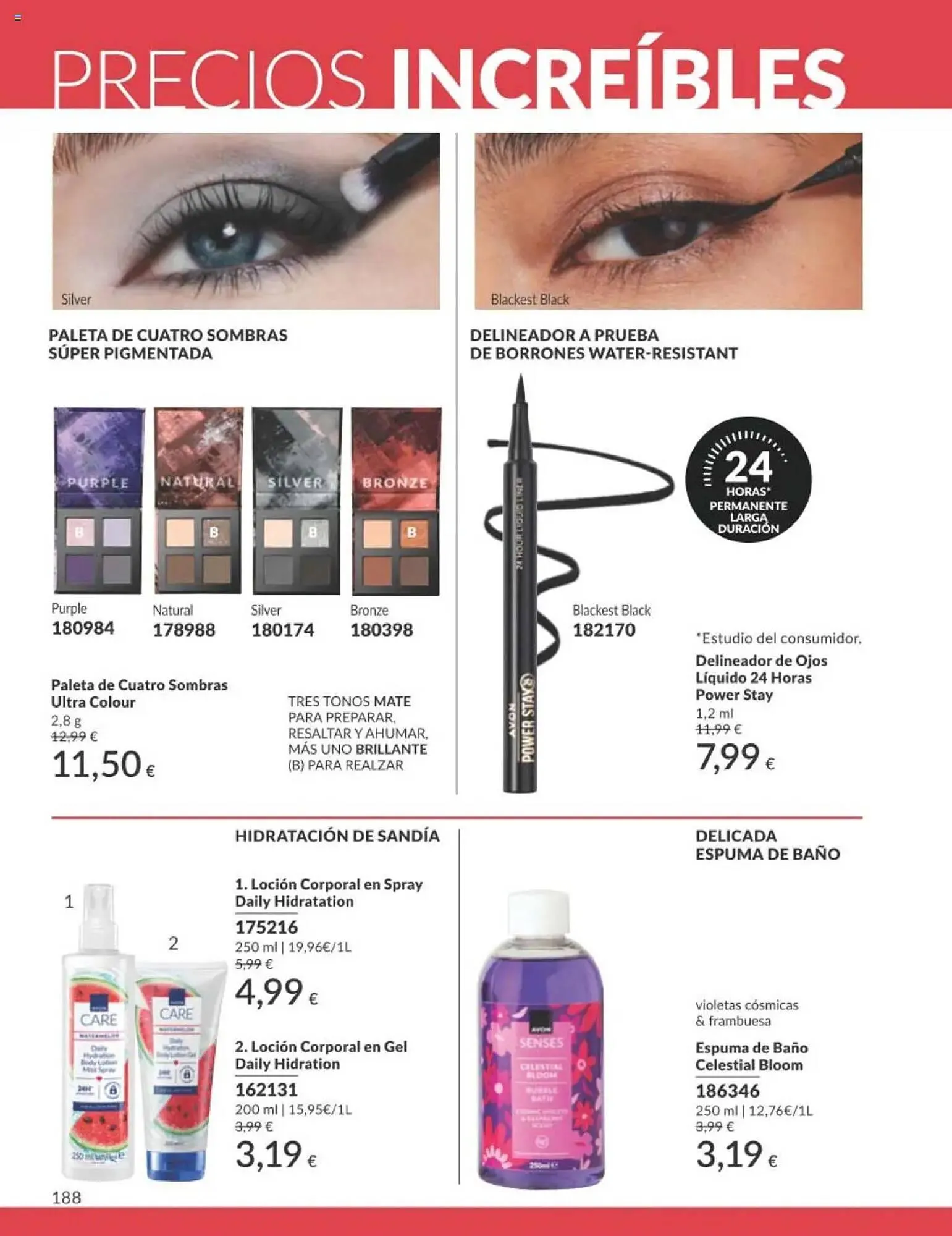 Catálogo de Folleto AVON 1 de agosto al 31 de agosto 2025 - Página 188